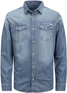 JACK & JONES Denim Shirt Comfort Fit Denim Shirt