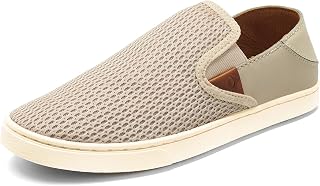 OluKai Pehuea Women's Slip-On Sneakers, Casual Everyday Shoes, Easy On/Off Breathable Mesh and Drop Heel, Comfort and Support Throughout