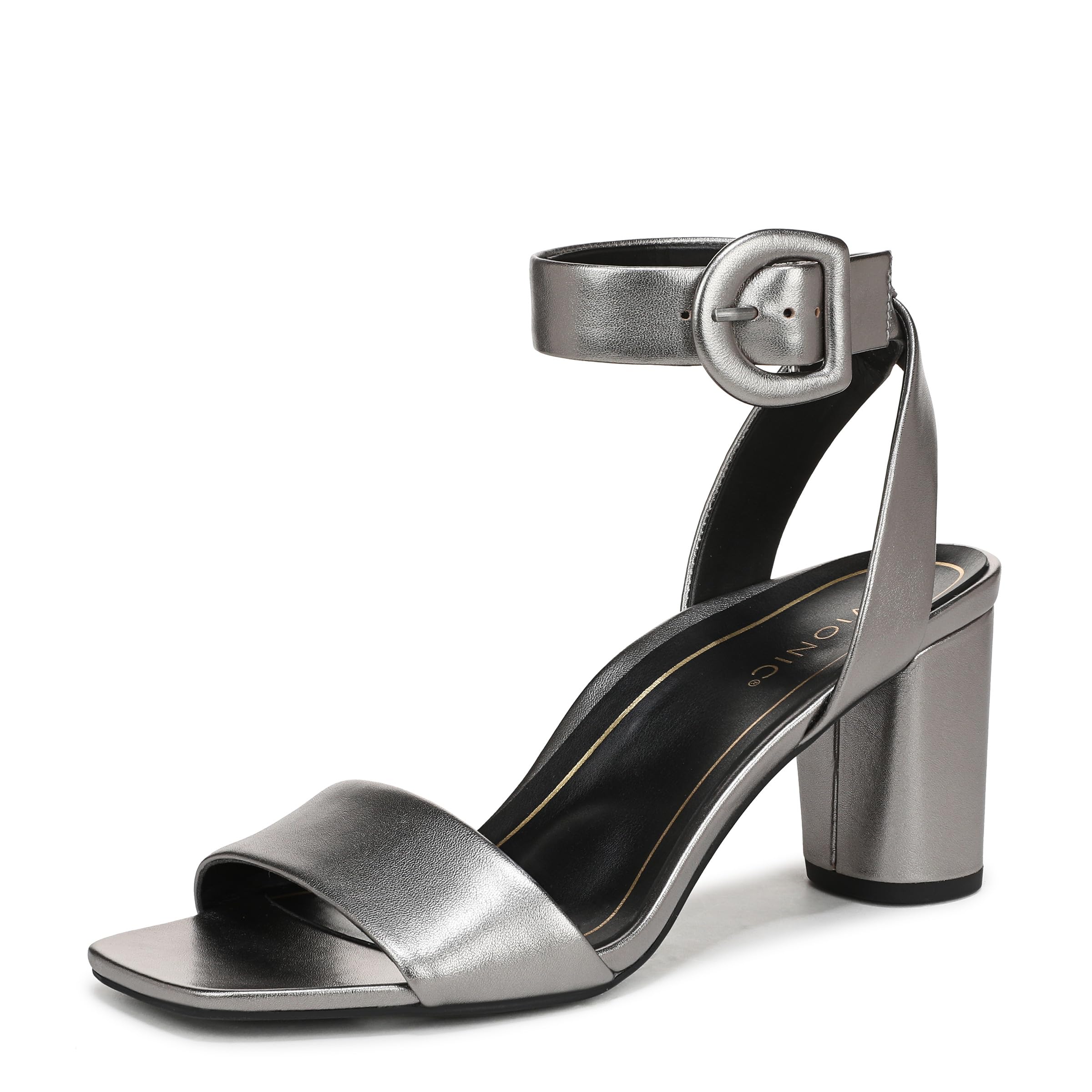 Vionic Womens Zinfandel Block Heeled Sandals