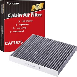 Puroma 1 Cabin Air Filter Activated Carbon for CP157 CF12157 Lexus Toyota | For Subaru Avalon Camry Corolla Highlander, Easy installation, Odor Removal, High Airflow Capacity, Long-lasting, Multi-layer