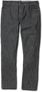 Volcom Mens Vorta Slim Fit Stretch Denim Jean Sweater for Men