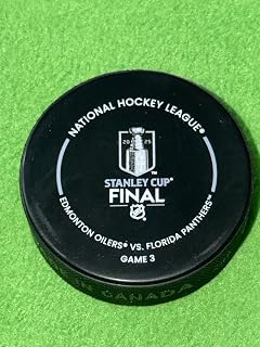 2025 Stanley Cup Final NHL Game 3 Official Puck