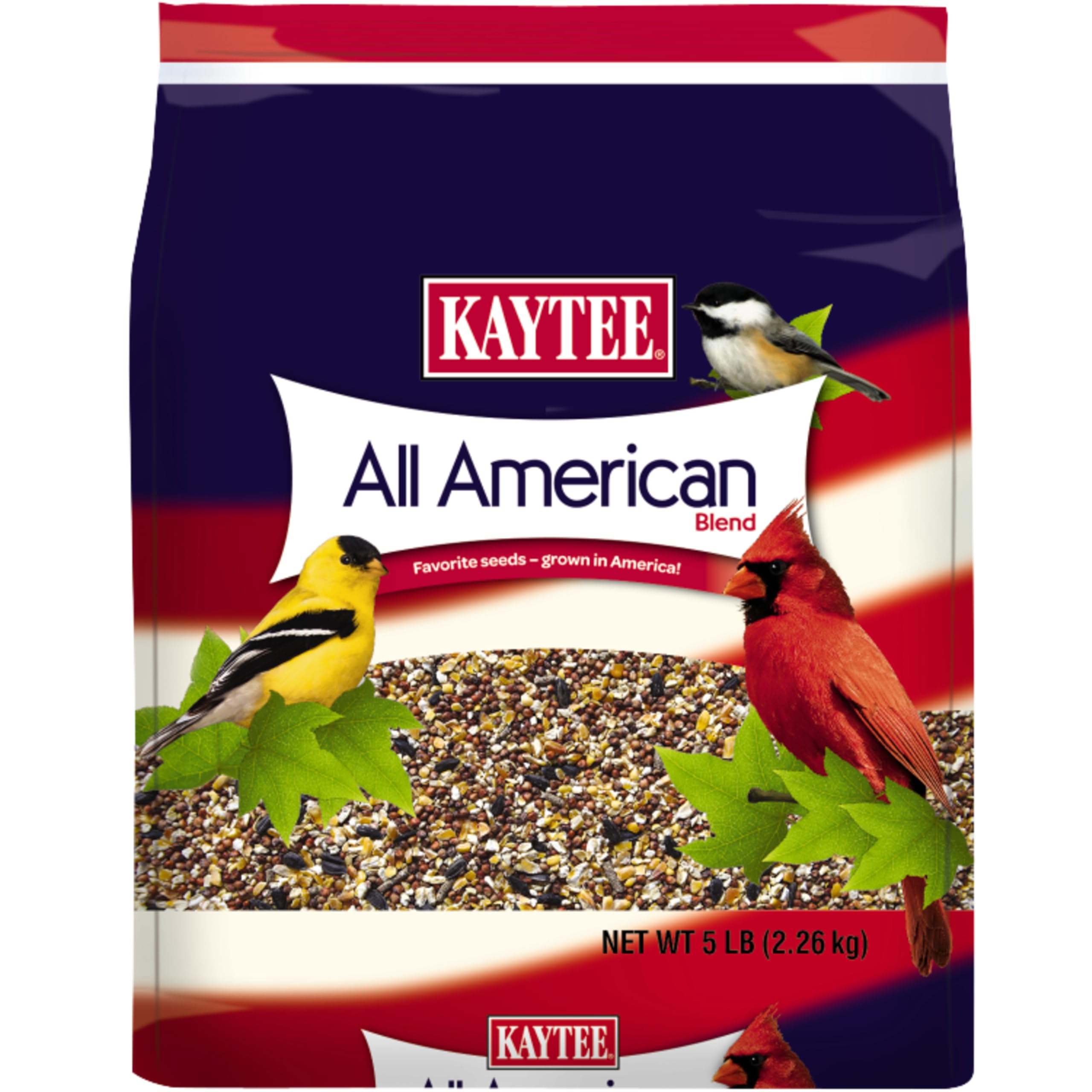 Kaytee All American Wild Bird Food Seed Blend for Cardinals, Blue Jays, Finches 