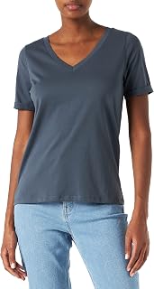 Pieces Pcria SS Women's Short-Sleeved V-Neck T-Shirt (Pack of 1)