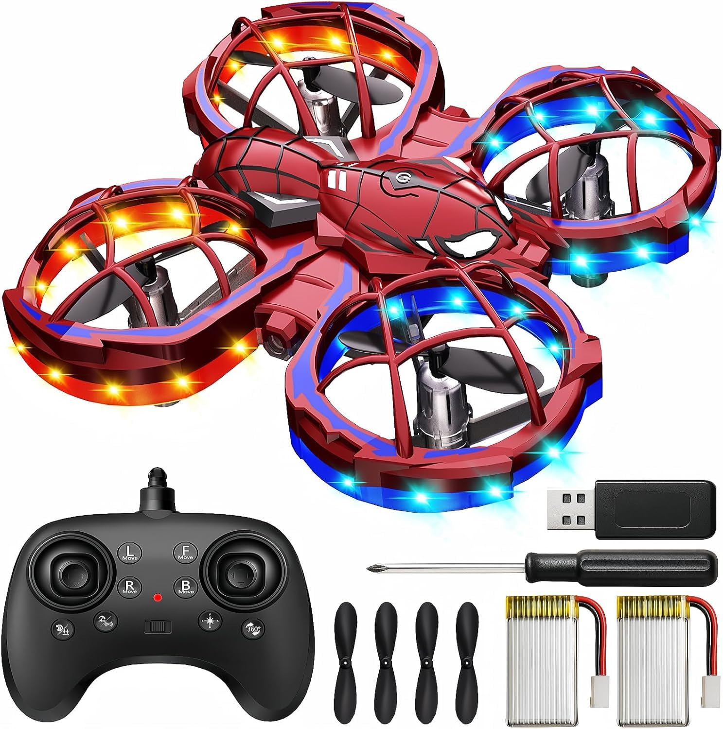 RC Toys Mini Drones for Kids 5+ for Beginners,Remote Control Toy with 3 Speeds M