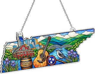 Tennessee Ornament for Window Hanging, Tennessee Souvenir Gifts for Women