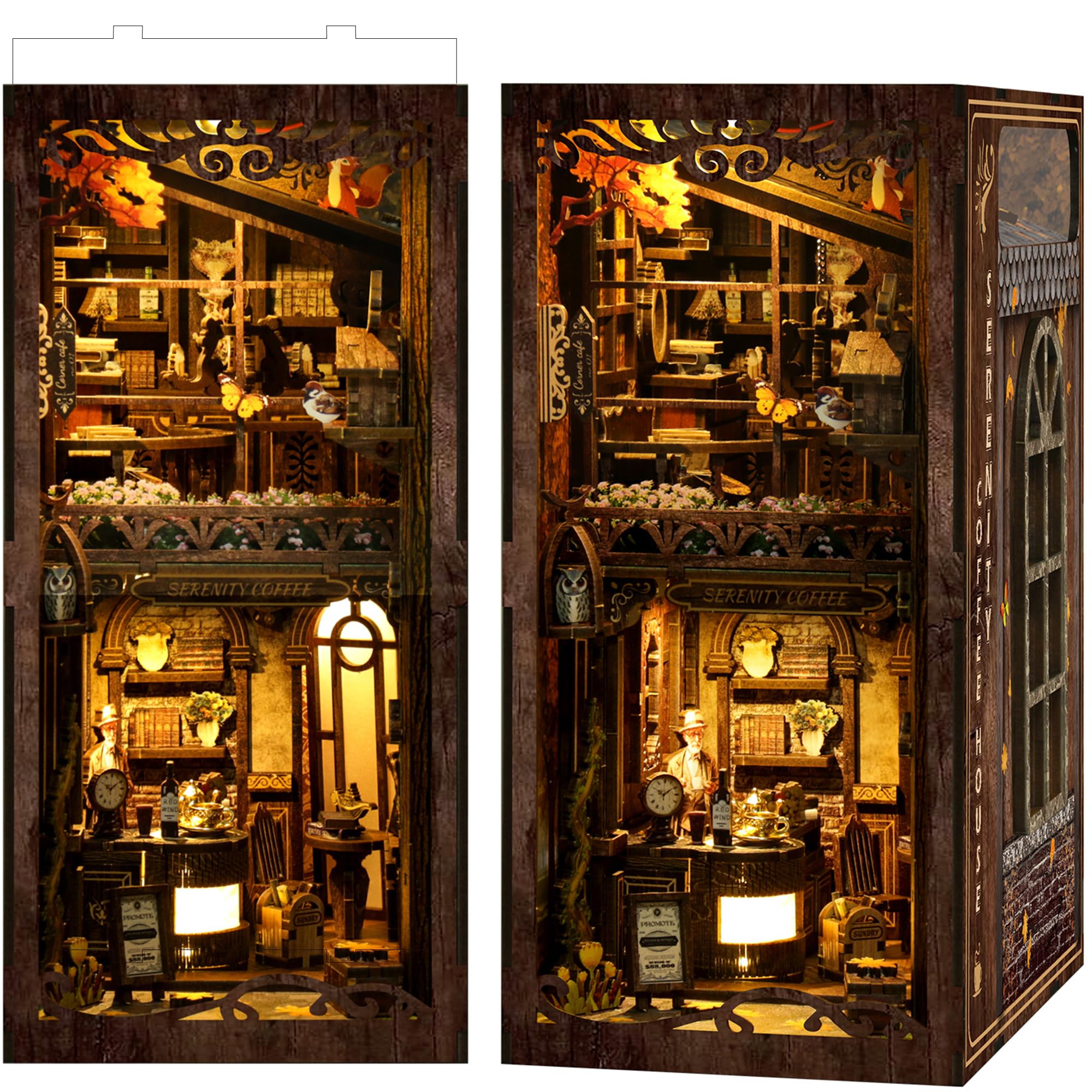 LUMYCE Book Nook Kits for Adults Book Nook Kit Model Kits Craft Kits for Adults 
