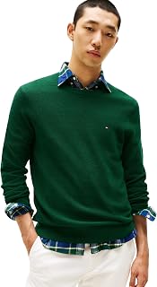 Tommy Hilfiger Men's Essential Structure Crew Neck Regular Fit Pullover