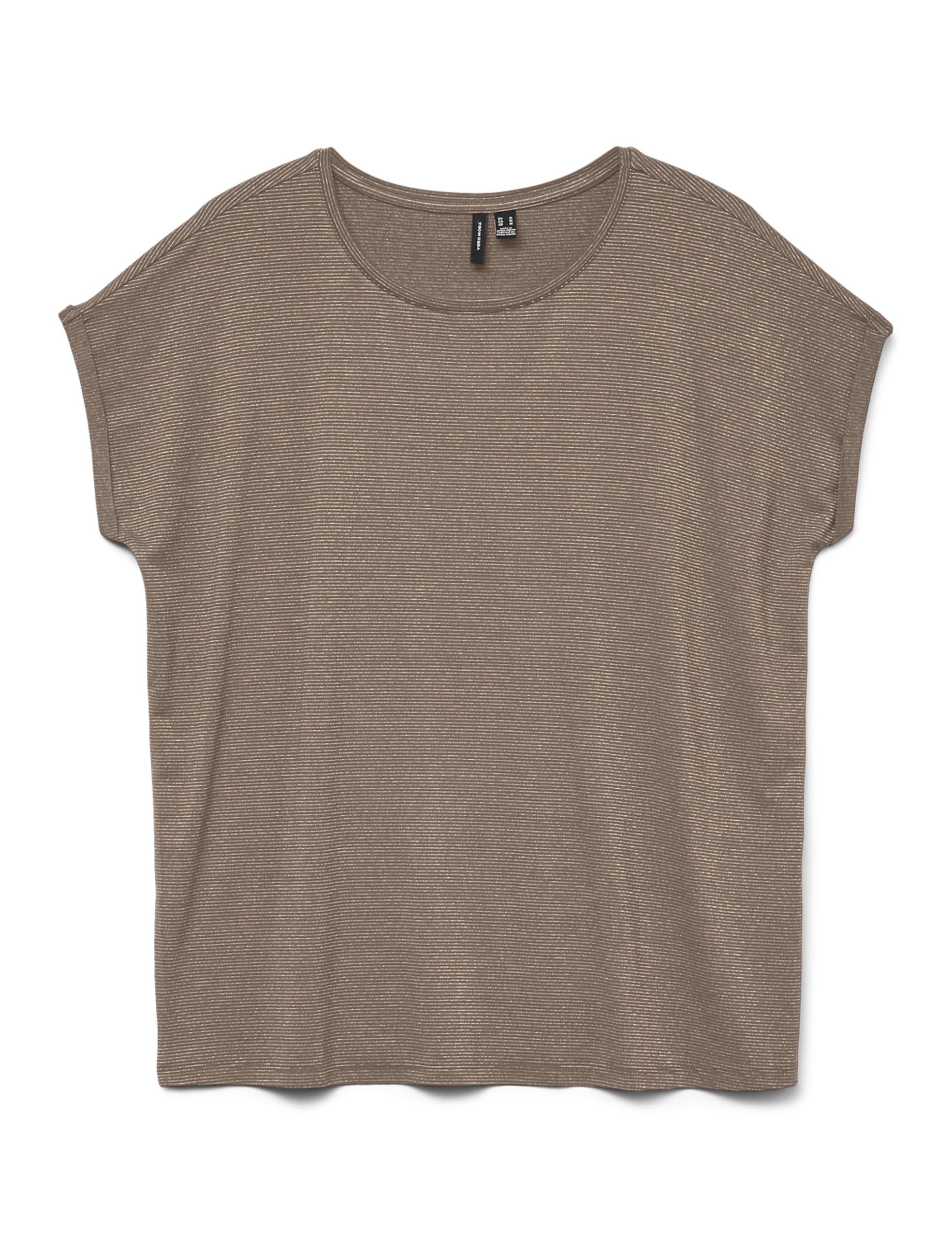 VERO MODA Vmlava Glitter SS Top Stripe Ga Jrs Noos para Mujer