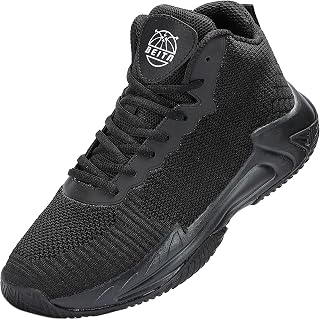 Beita Mens Basketball Shoes High Upper Breathable Sports Shoes Anti Slip