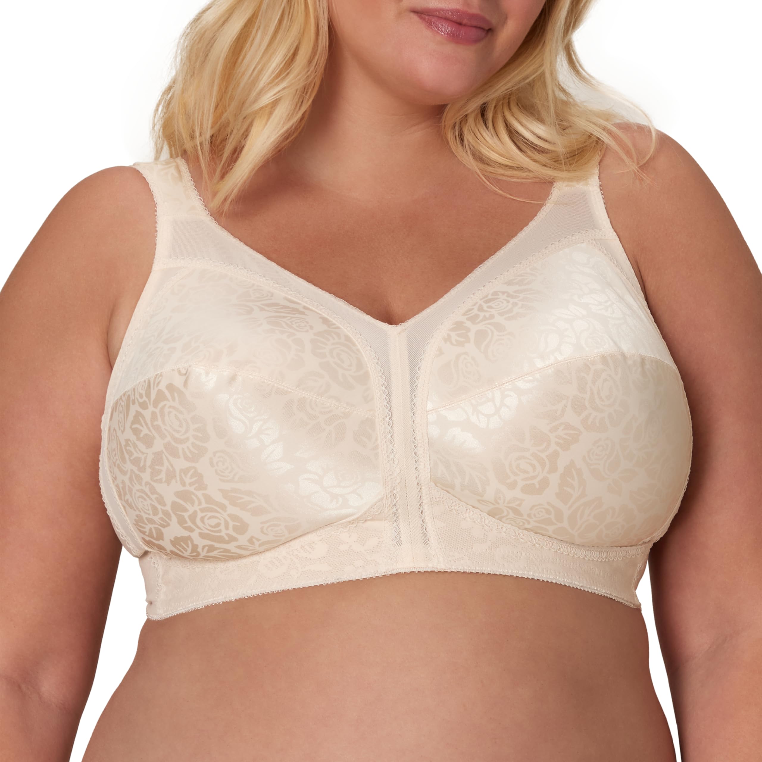 Playtex Women's Wireless Bra, 18 Hour Plus-Size Bras Available, Full Coverage, S
