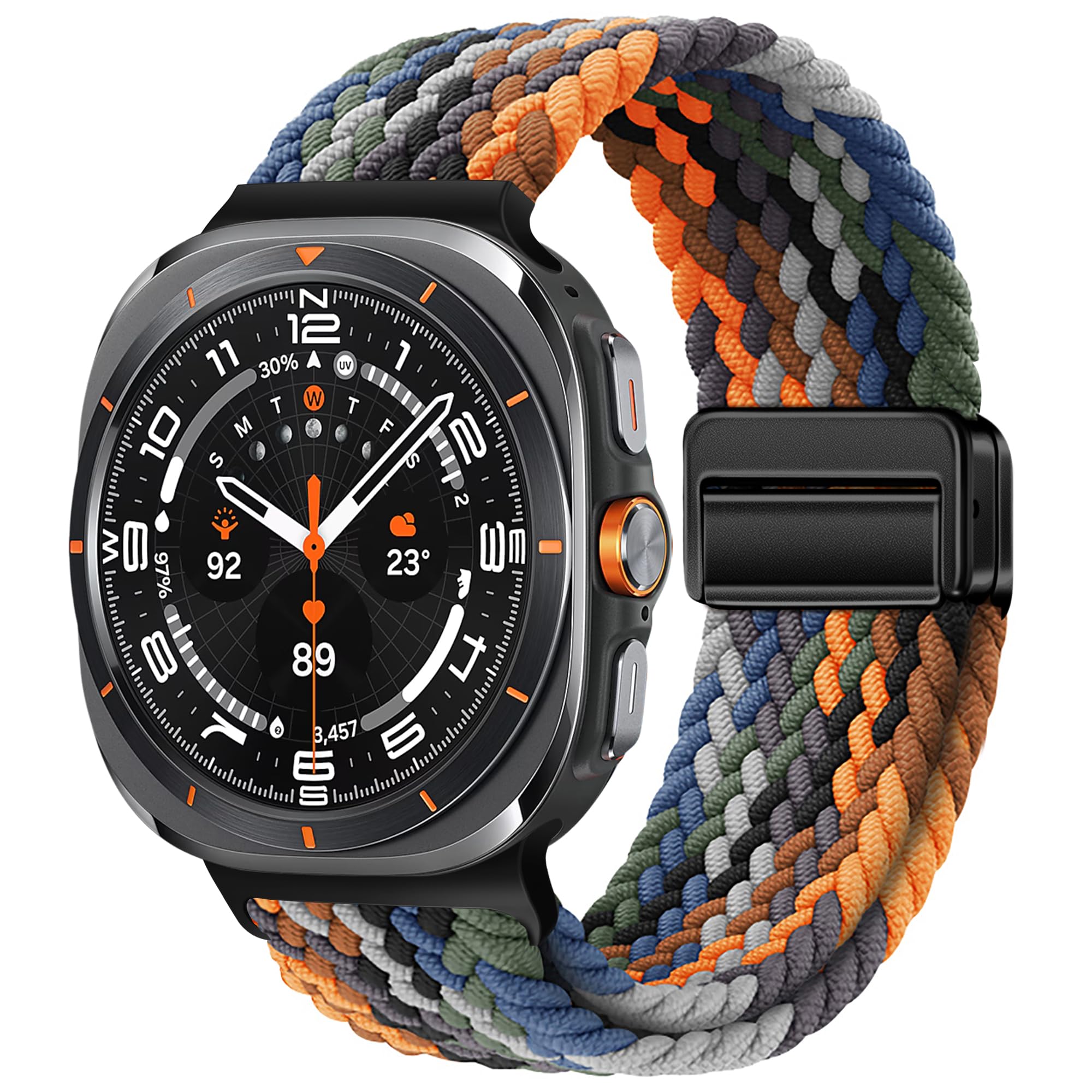 Galaxy Watch Ultra Bracelet Nylon Magnetic Band Compatible with Samsung Galaxy W