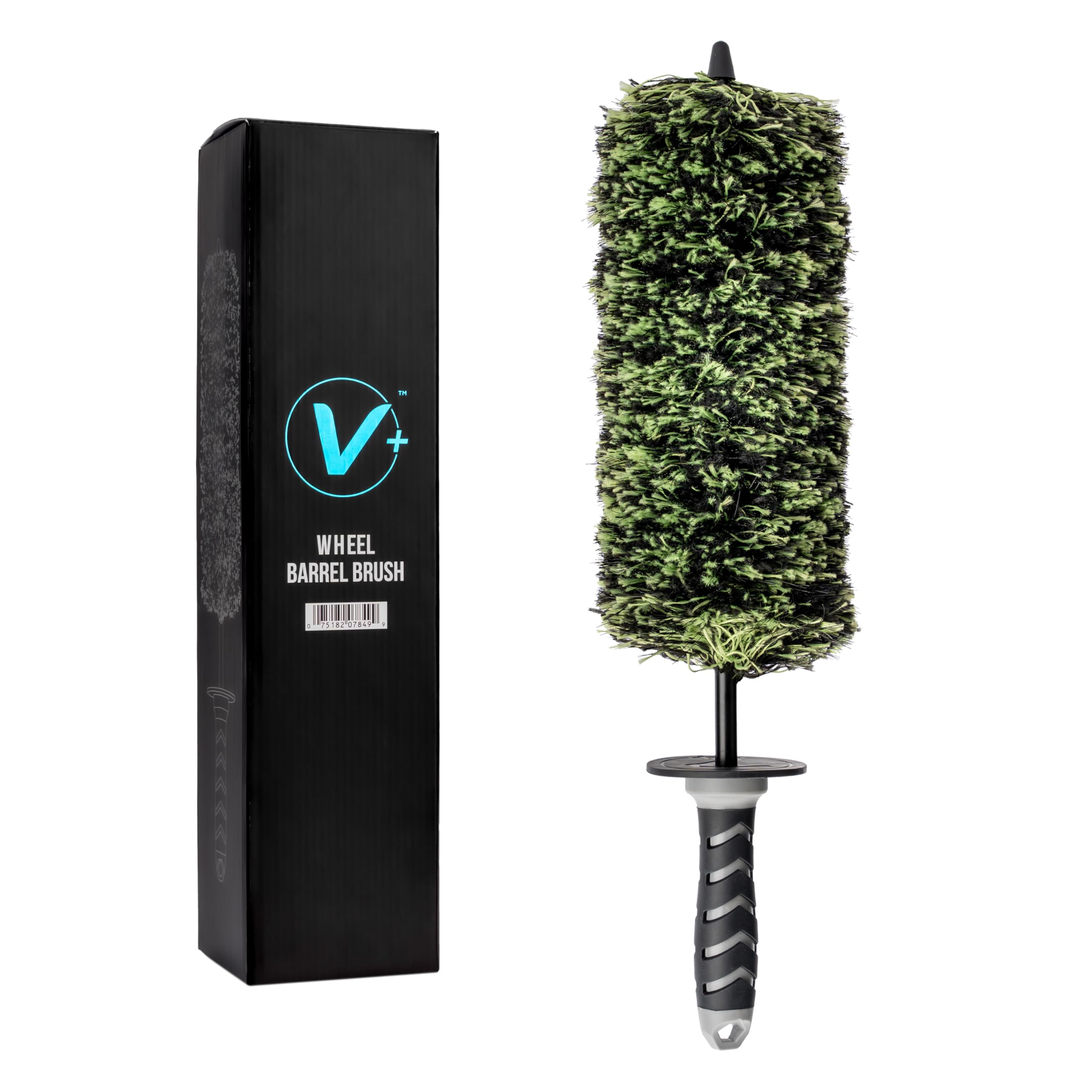 VIKING V+ Wheel Barrel Brush for Deep Wheel Cleaning, 17 Inch Length | Multi-Fib