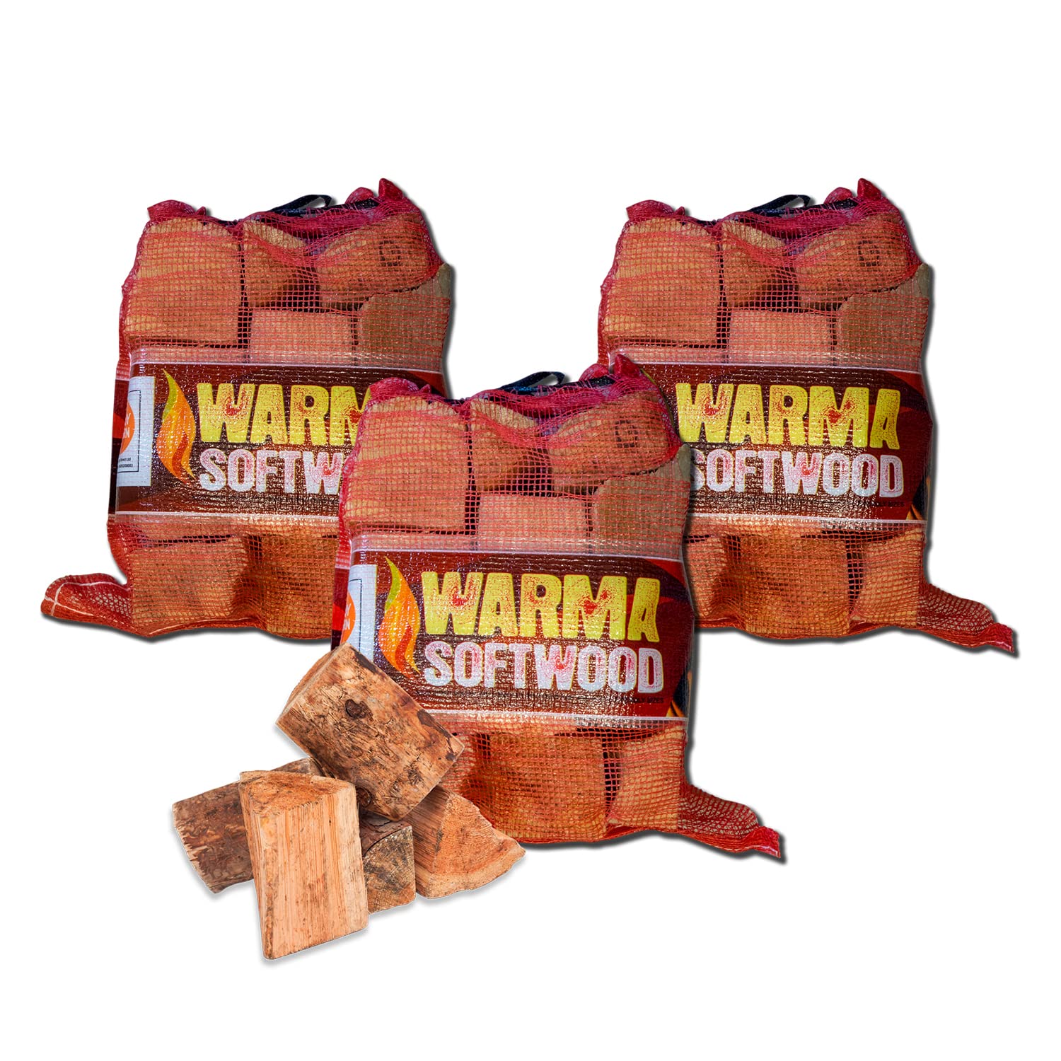Softwood Firewood Logs 75L Kiln Dried Logs - Ready to Burn Easy to Light Density