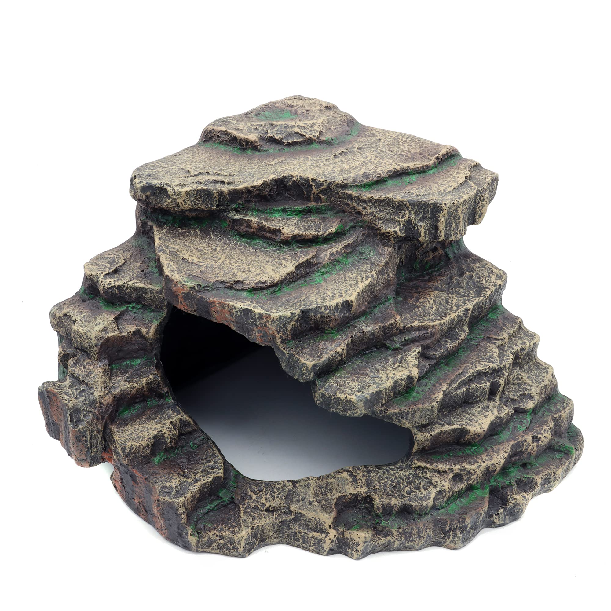 JIHAQUA Bearded Dragon Tank Accessories Extra Large Cave