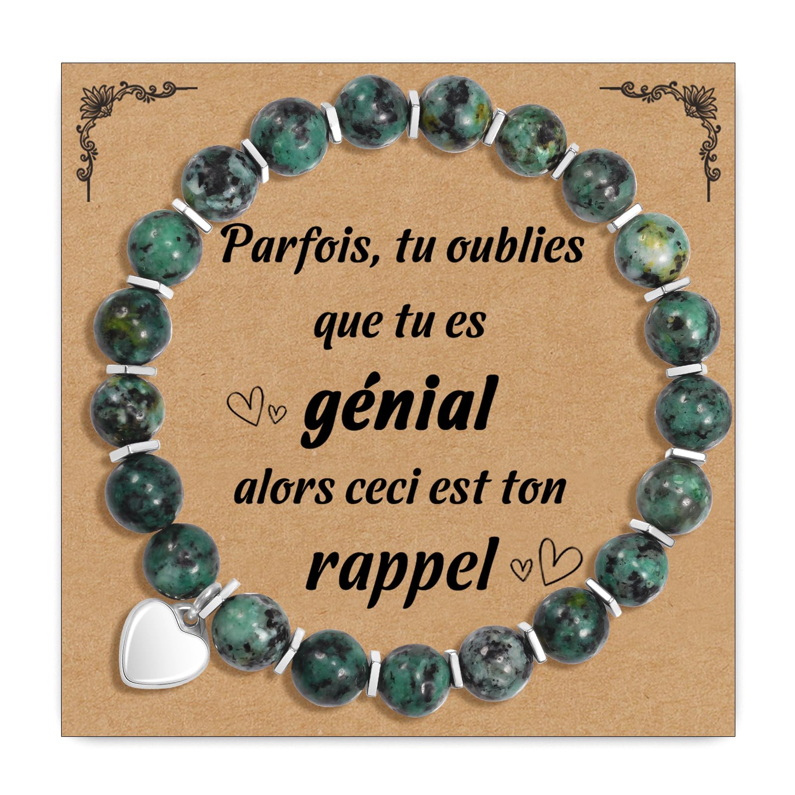 CheersLife Cadeau Femme Bracelet Pierre Naturelle Femme