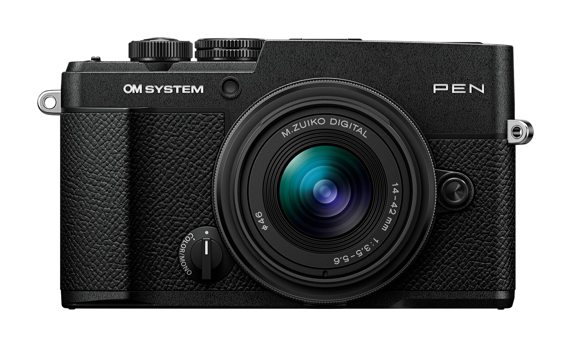 OM SYSTEM Pen Black w/M.Zuiko 14-42mm F3.5-5.6 III Mirrorless Camera Compact Wea