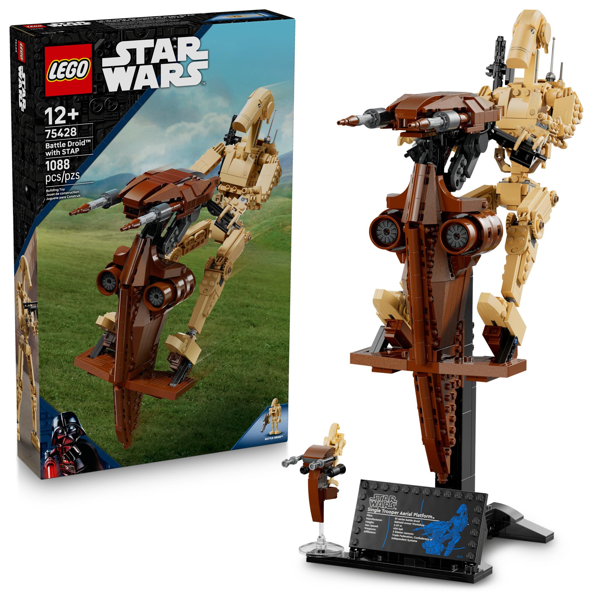 LEGO Star Wars: The Phantom Menace Battle Droid with STAP - Building & Learning 