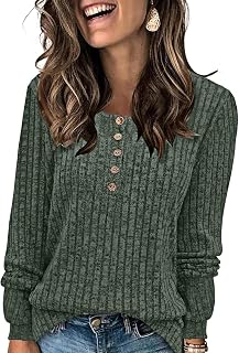 Sweater for Women Winter Clothing Long Sleeve Shirts Autumn Fashion Must Haves Comfiest Airport Outfits Trendy