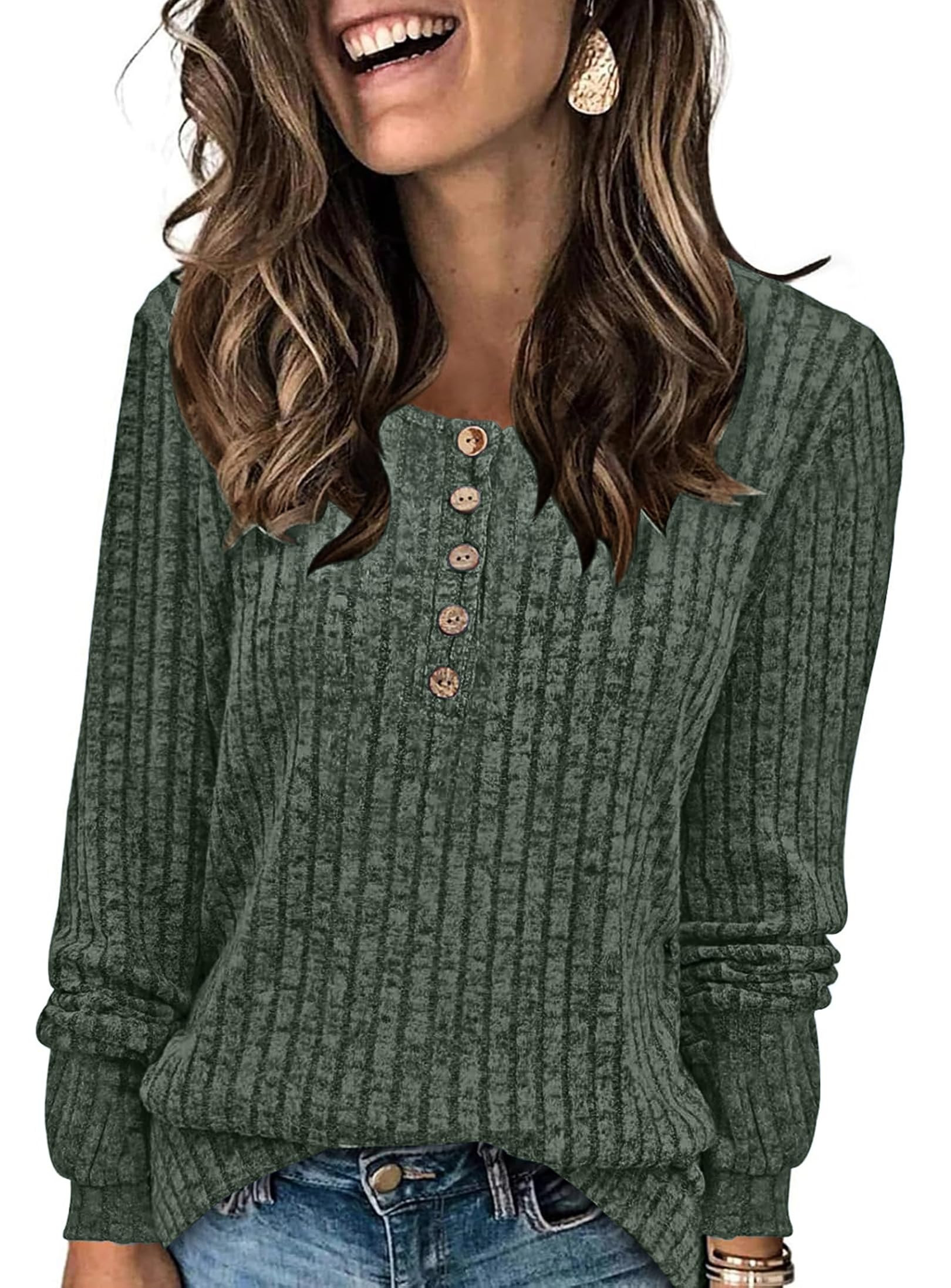Sweater for Women Winter Clothing Long Sleeve Shirts Autumn Fashion Must Haves C
