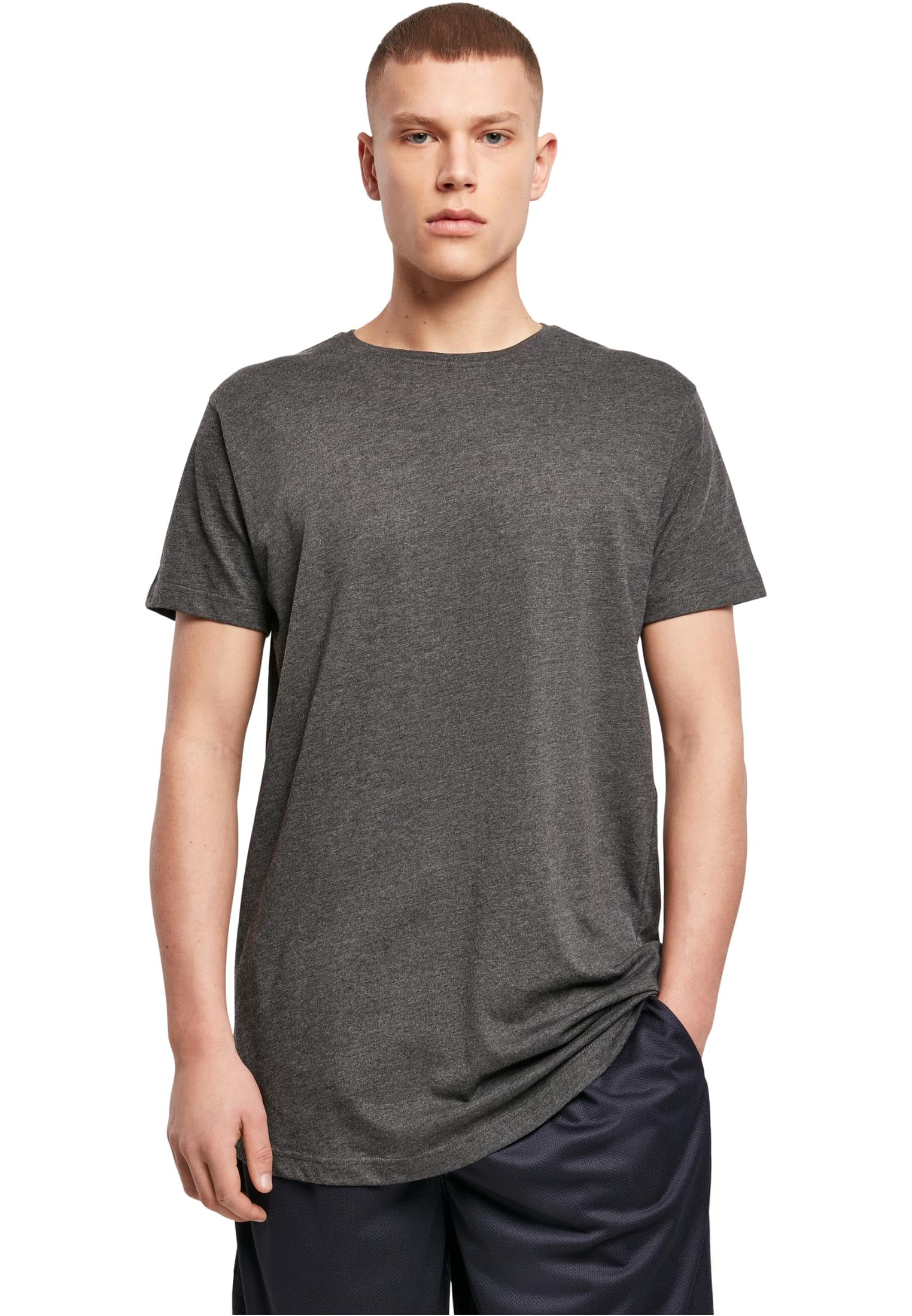 Build Your Brand Shaped Long tee Men's T-Shirt