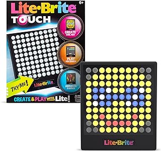 Lite-Brite Touch - Catch The Light! Lite-Brite Art Without Pegs! Interactive Lite-Brite Games, Color Battle with Friends, Create and Play!