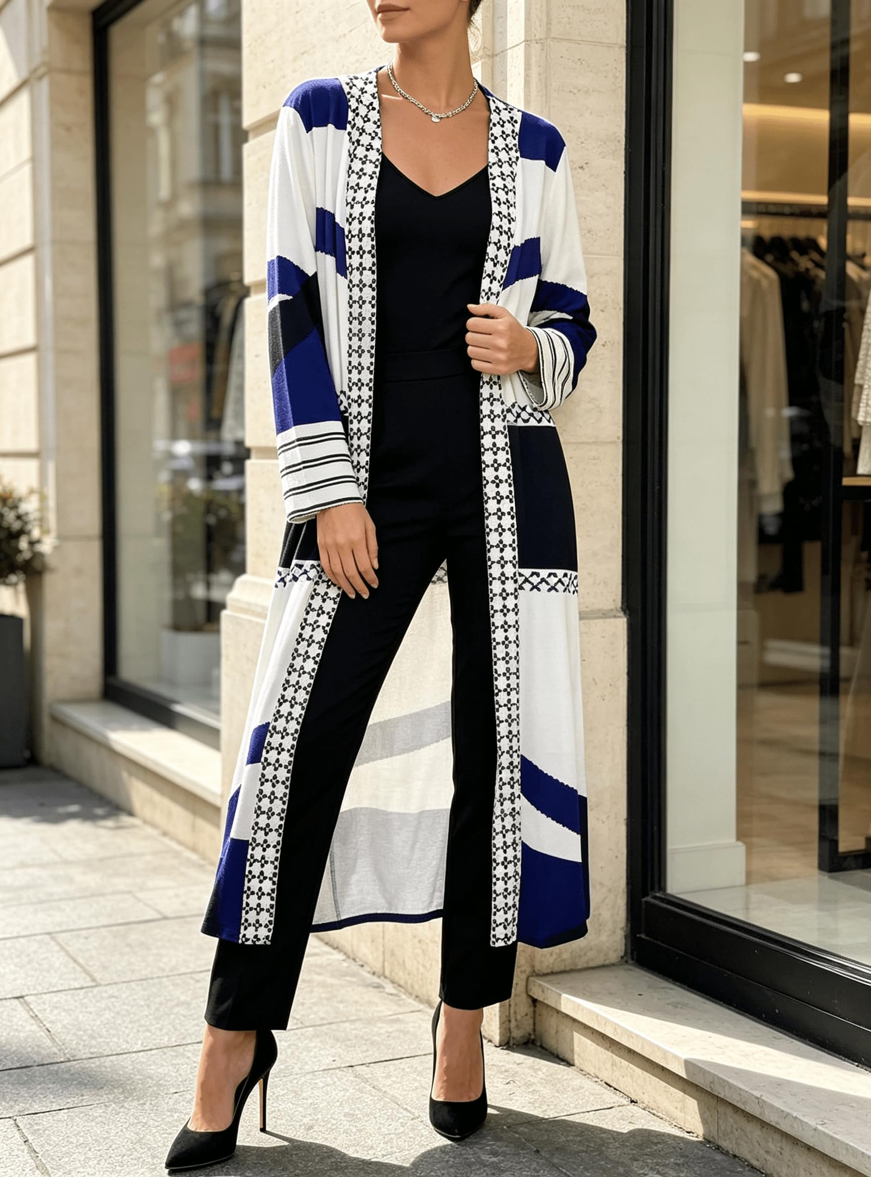 Women's Lightweight Long Sleeve Open Front Cardigan Sweaters Soft Casual Autumn 