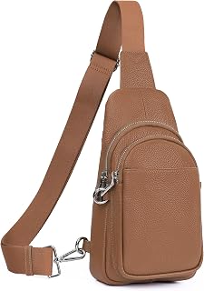 befen Women's Shoulder Bag, Mini Sling Bag Genuine Leather Backpack, One Shoulder Bag, Elegant Shoulder Bag, Shoulder Bag, Travel Anti-Theft for Hiking, Work, Sport