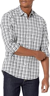 Amazon Essentials Men's Long Sleeve Casual Poplin Shirt