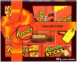 REESE'S Lovers Gift Box, 8 Bars Variety Pack, 535 g