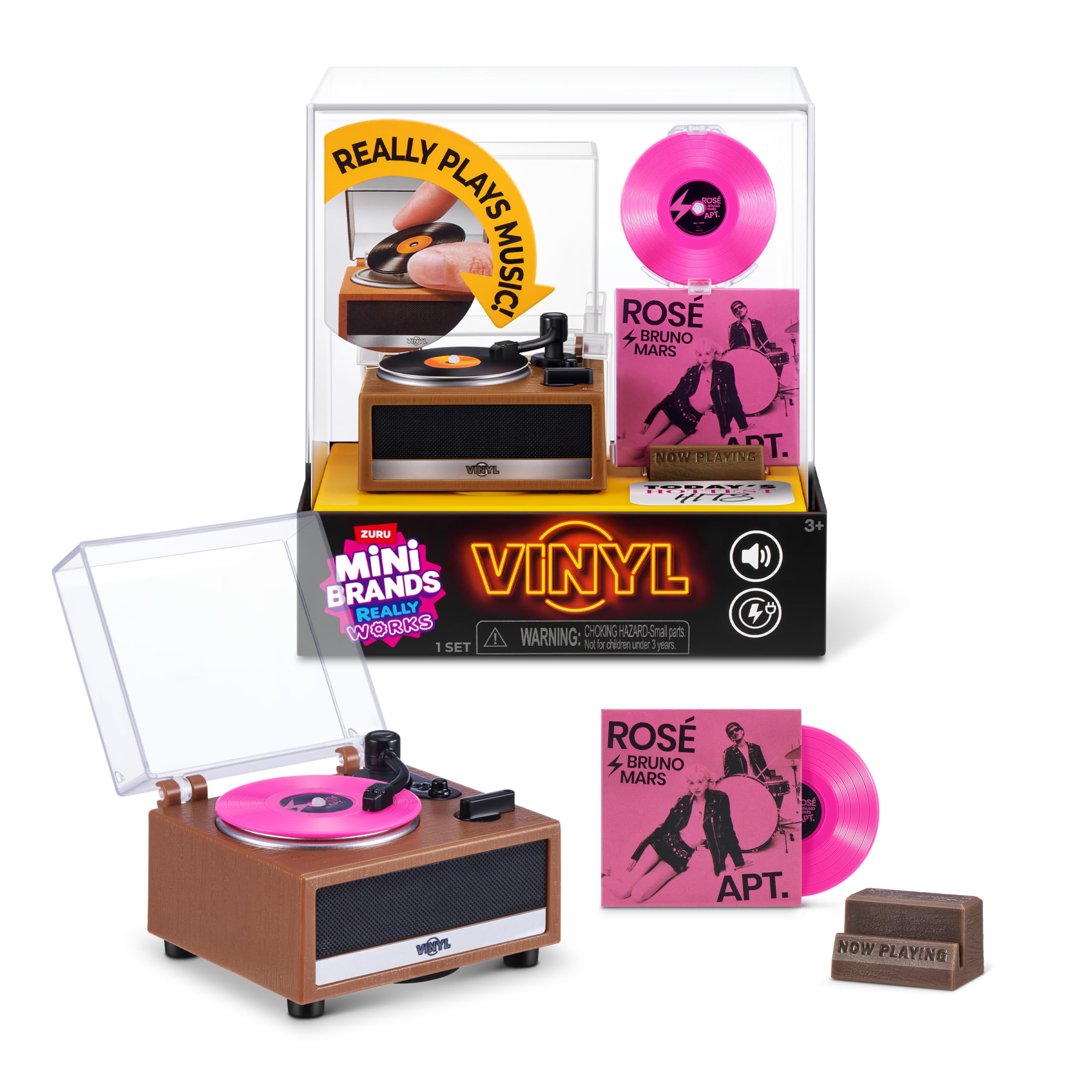 Mini Brands Really Works Vinyl Playset Series 1 by ZURU | Real working mini reco