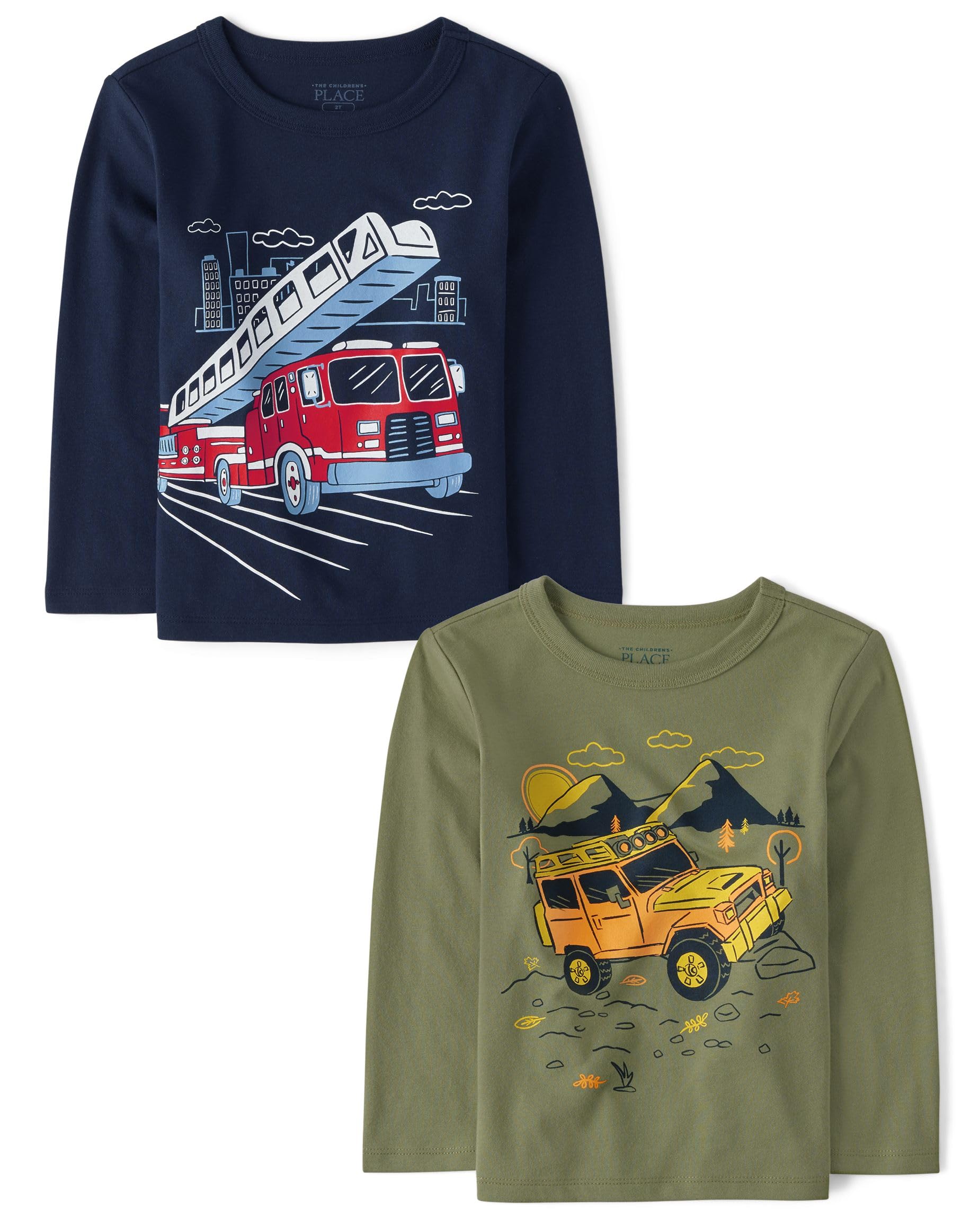 The Children's Place,Baby Boys,and Toddler Assorted Everyday Long Sleeve Graphic