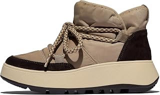 Fitflop F-Mode W/Resistant Biofleece Mesh Flatform Booties, Women's Ankle Boots