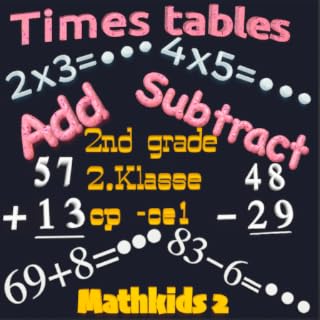 Entraînement aux mathématiques pour les élèves du Cp et Ce1 : Addition, Soustraction, Multiplication et Tables de multiplication