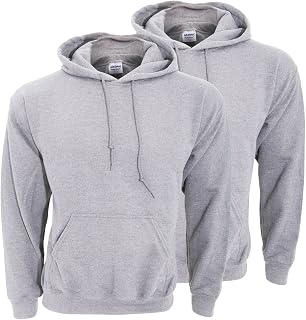 Gildan Adult Preshrunk Hooded Sweatshirt (Pack of 2)