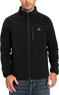 Pioneer Camp Herren Fleecejacke Full Zip Outdoor Polar Leicht Winddicht Jacke mit Reißverschluss