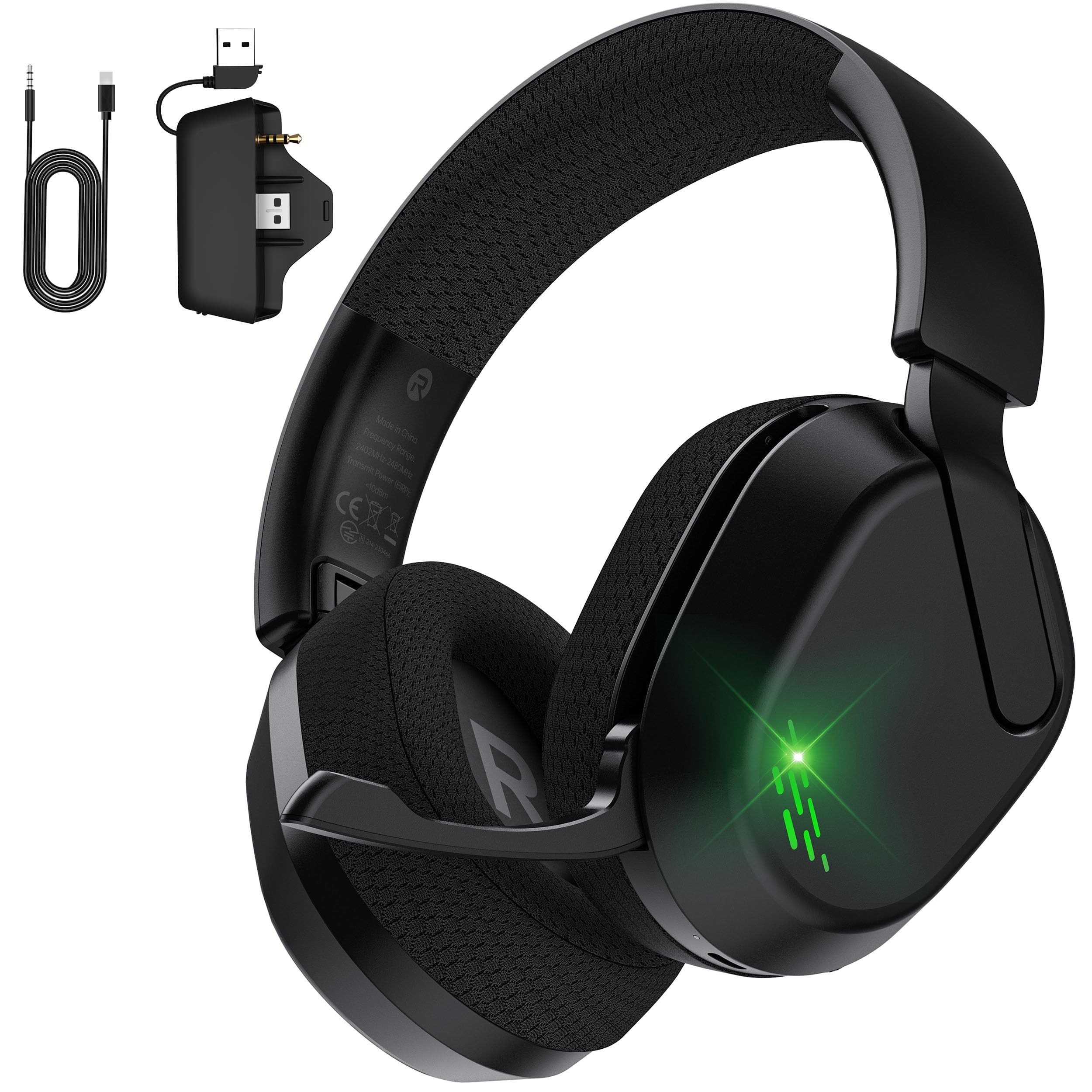 Wireless Gaming Headset for Xbox Series X|S, Xbox One, PS5, PS4, Mac,Switch, PC 