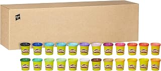 Play-Doh Pack of 24 Bottles (Hasbro 20383F03), Exclusive on Amazon, Assorted Colors Plasticine for Making Crafts for Boys and Girls 2 Years and Older
