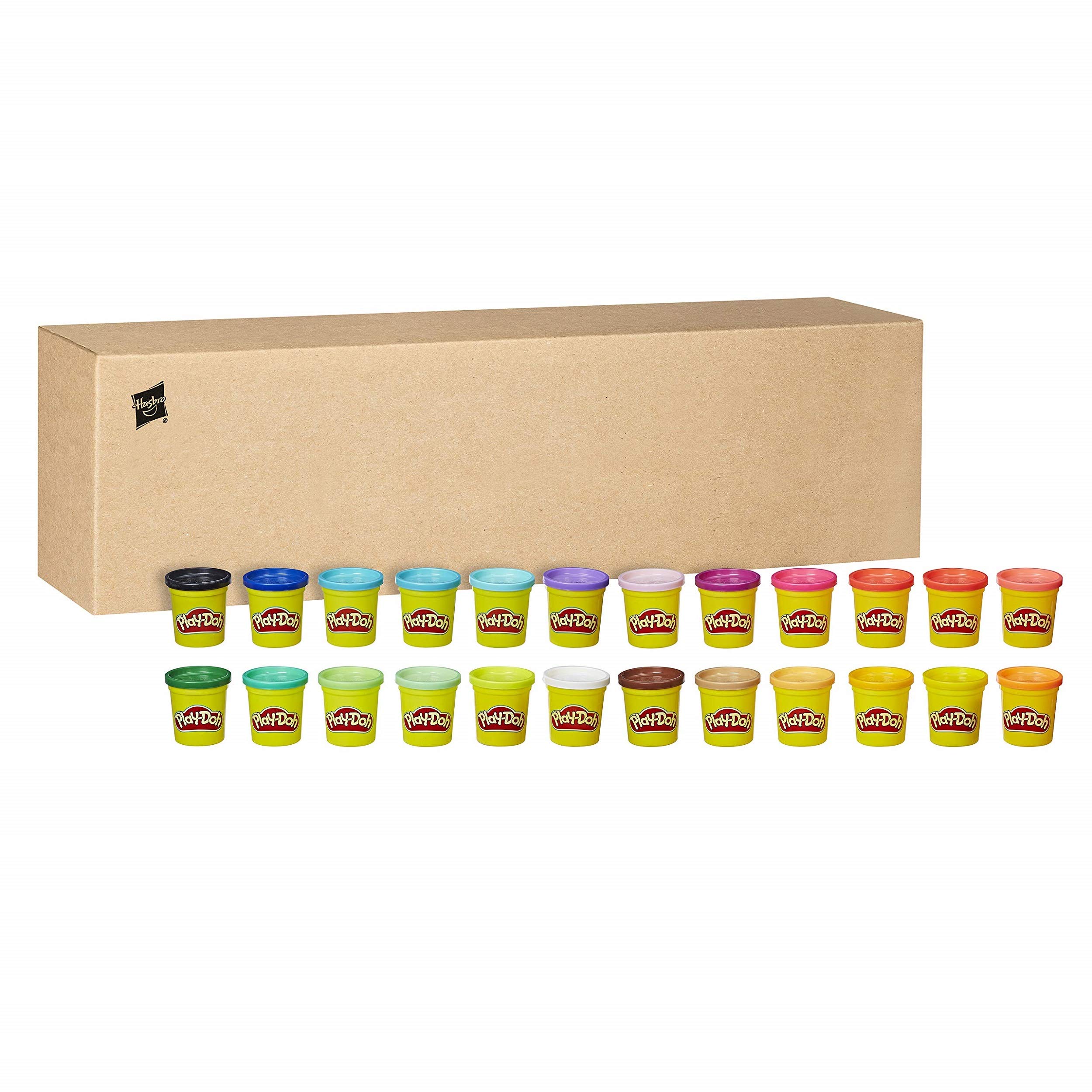 Play-Doh Pack of 24 Bottles (Hasbro 20383F03), Exclusive on Amazon, Assorted Col