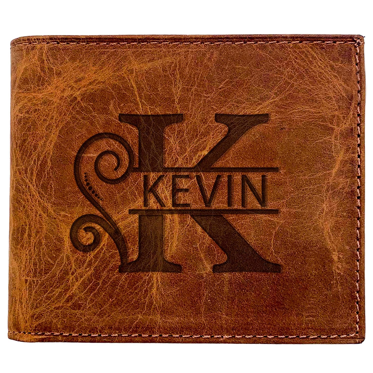 Personalized Wallet for Men, Custom Gifts for Father, Customized Monogram Wallet