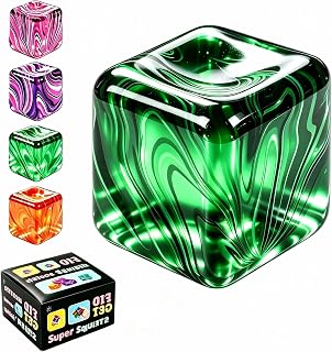 1 Pack Fidget Toys Squishy Stress Cube, Stress Balls for Kids Adults Squishies Stress Relief, Sugar Sensory Toys for Kids with Autism, Fidgets for Classroom Prize Toys