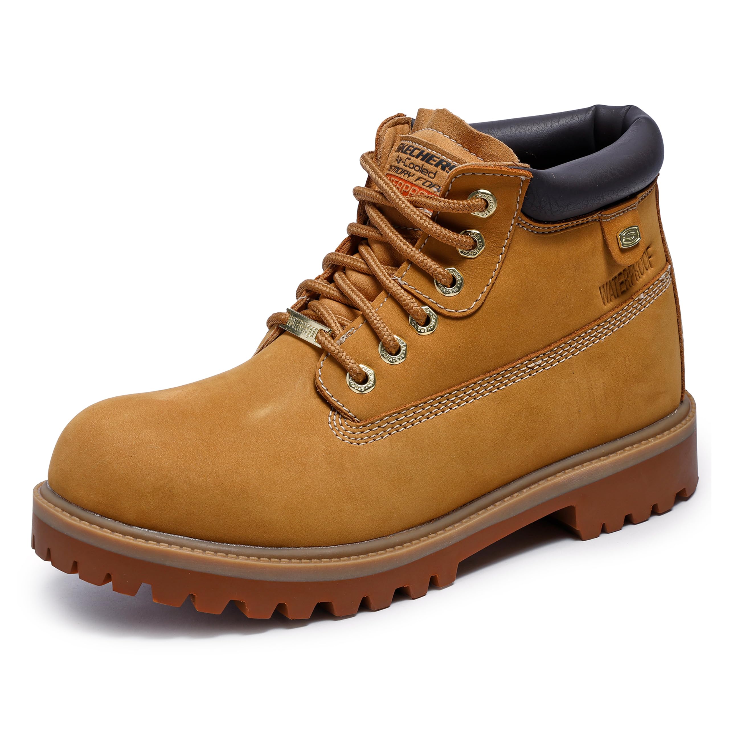 Skechers Men's Sergeants Verdict Chukka Boot, Wheat/Gum, 12