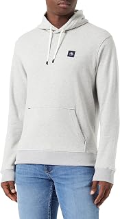 Scotch & Soda Essential Badge Logo Hooded Sweatshirt Men's Hooded Sweatshirt