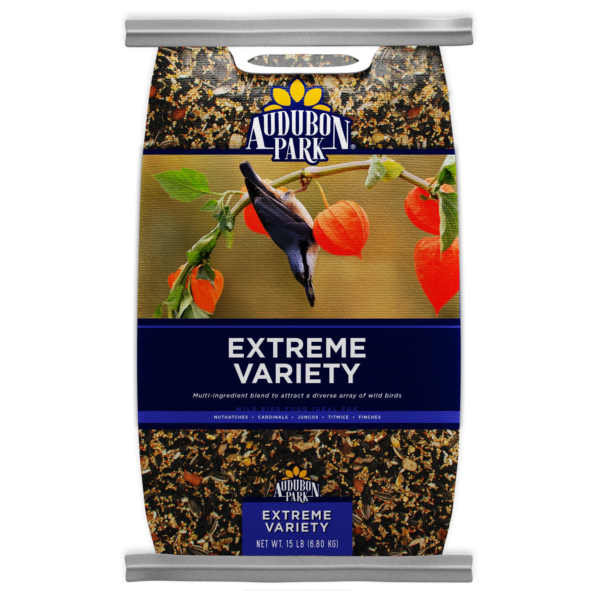 Audubon Park Extreme Variety Wild Bird Seed for Outside Feeders, 15-lb. Bag | Pr