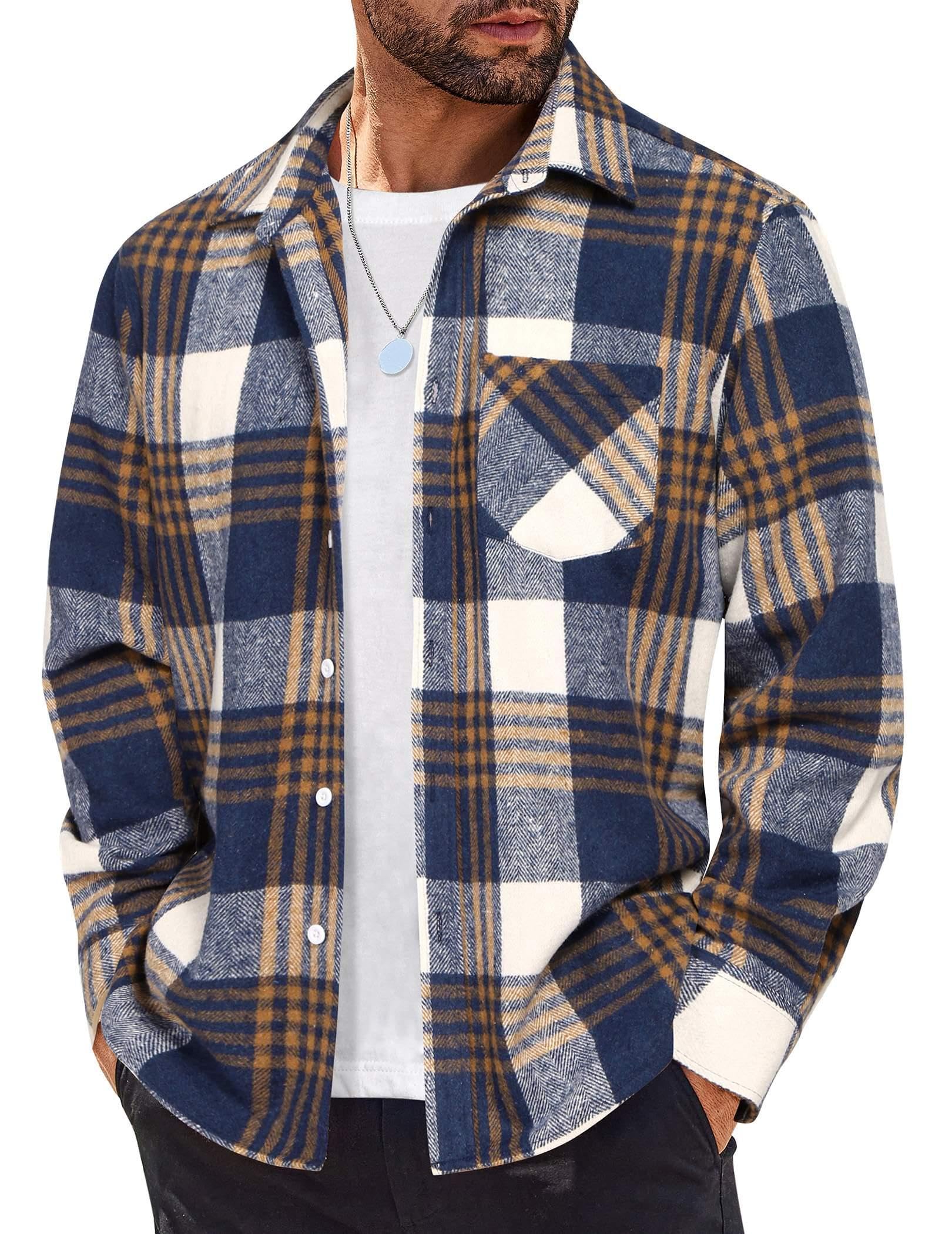 Coofandy Ztj009368 - Chaqueta Informal Ligera para Hombre (Paquete de 1)