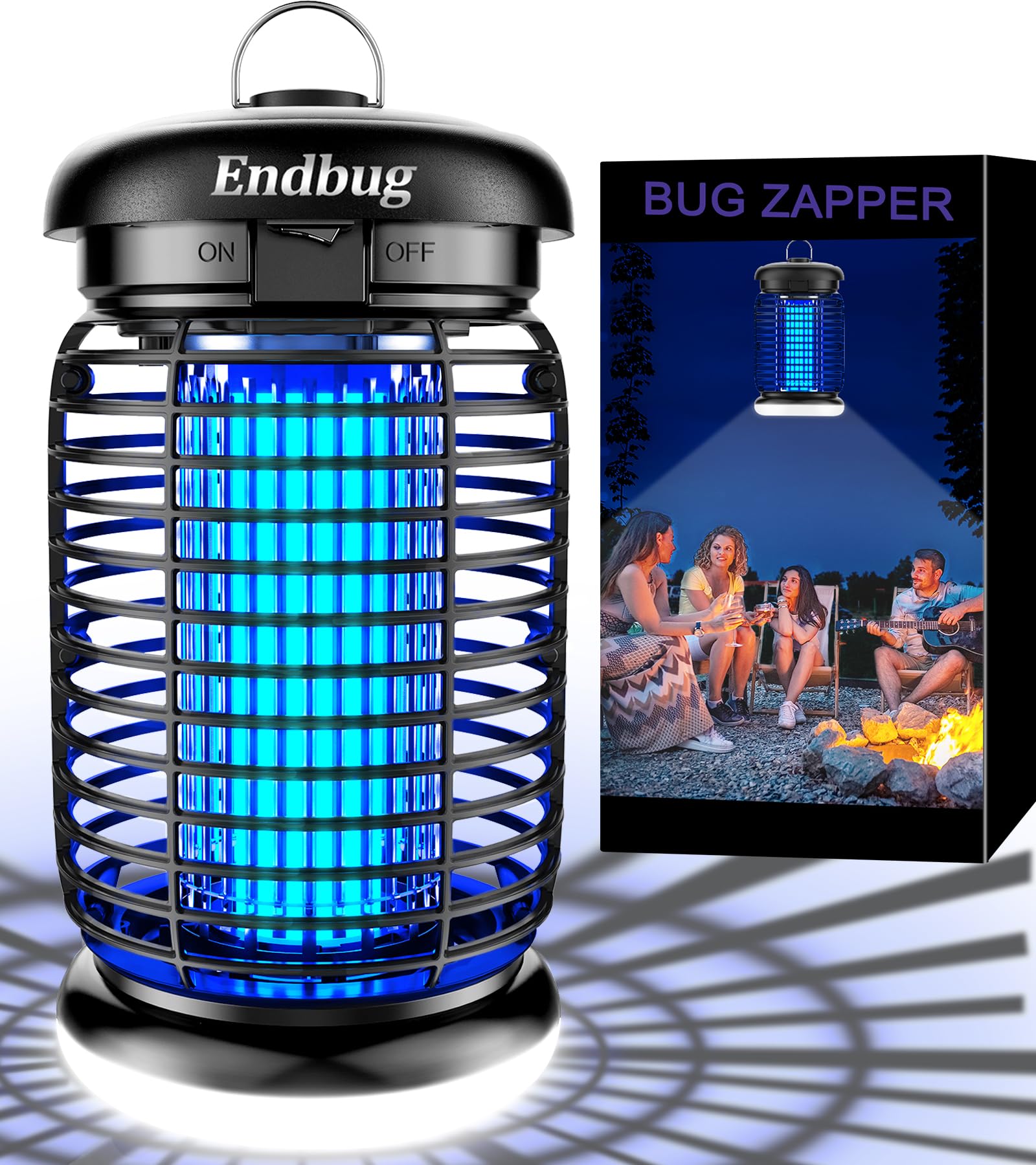 Endbug Bug Zapper Outdoor with LED Light, Mosquito Zapper Outdoor, 4200V Electri