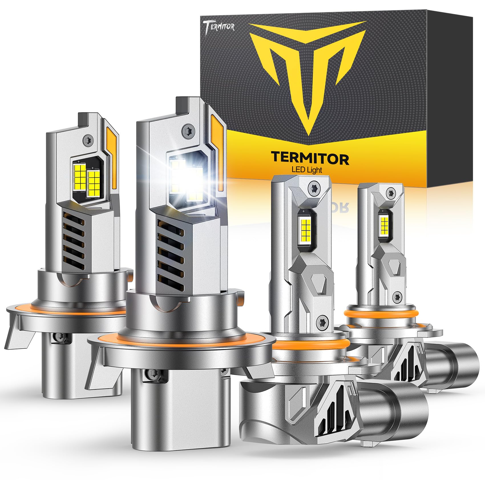 Termitor Latest H13/9008 &amp; H10 LED Bulbs Combo, Ford F-150 2004-2014 | 150,0
