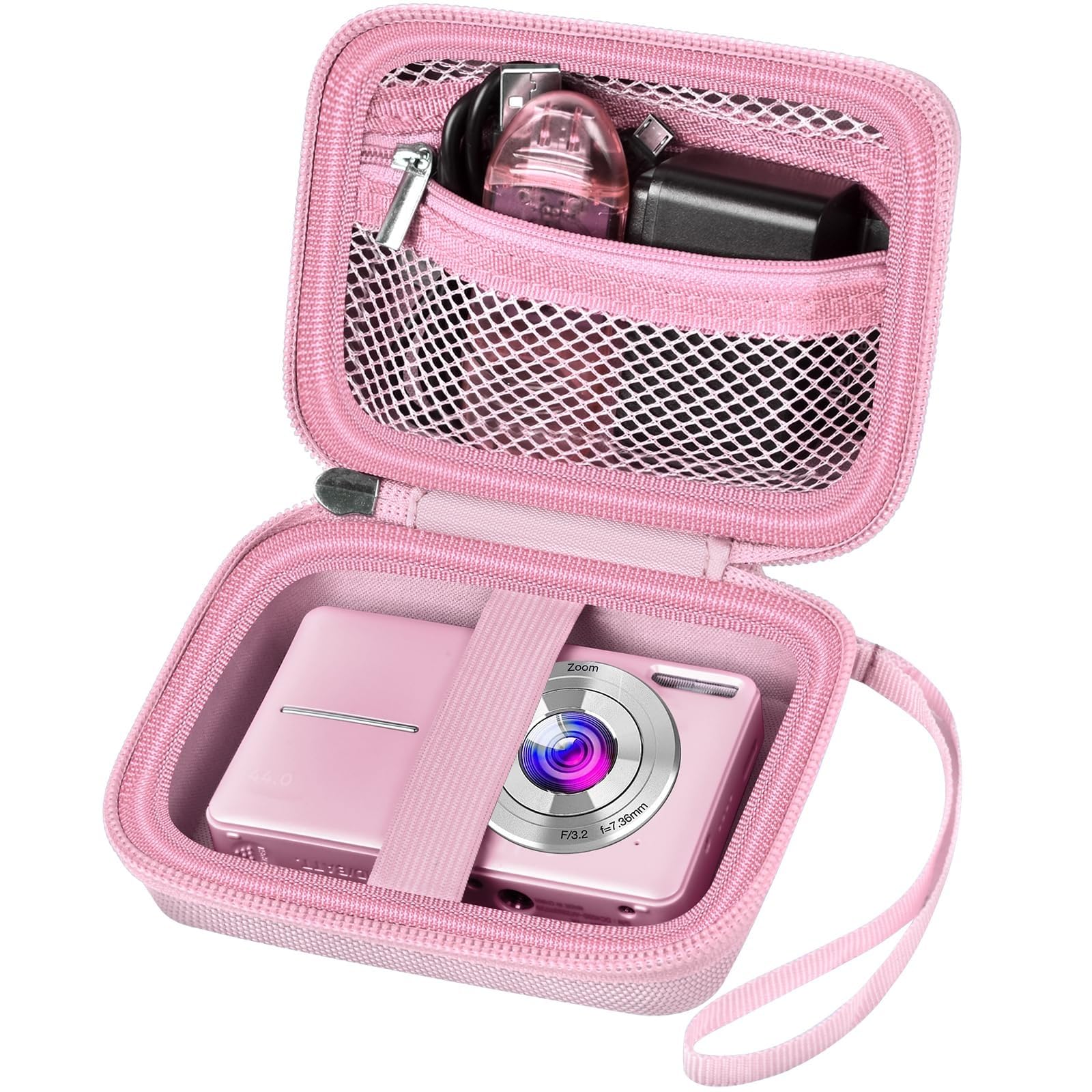 ALKOO Digital Camera Case for CAMKORY, Camera Pouch for KODAK Pixpro -Pink | for