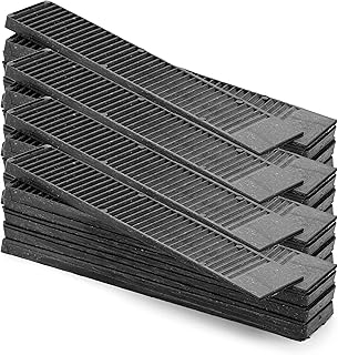 Composite Shims (24 Pack) - Heavy Duty Hard Composite Shims for Leveling - Never Rot Equipment, Machinery, Table Wedges - Stock Your Home