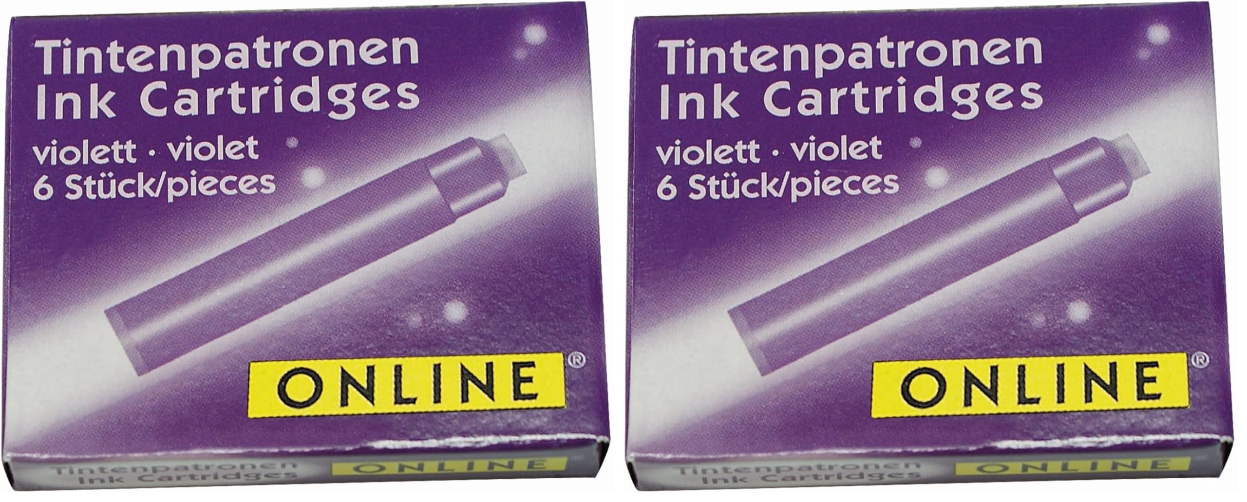 ONLINE Standard Ink Cartridges, Universal Fountain Pen Ink Compatible with All S